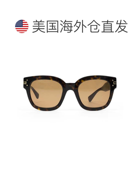 自营amiriBrown Classic Logo Sunglasses - brown 美国奥莱直发