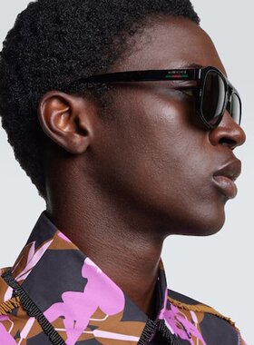 潮奢 Gucci 古驰 男士 飞行员太阳眼镜 green绿色 舒适时尚