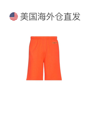 自营Heron Preston Cotton Men's Shorts - orange 美国奥莱直发