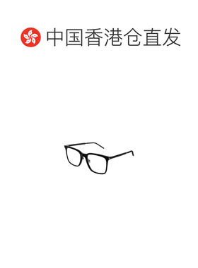 香港直邮SAINT LAURENT 男士眼镜 SL263001 SS2024 黑色 方框徽标