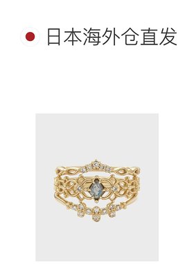 1h可退 日本直邮NOJESS K10钻石女士叠戴指环 30242111024戒指