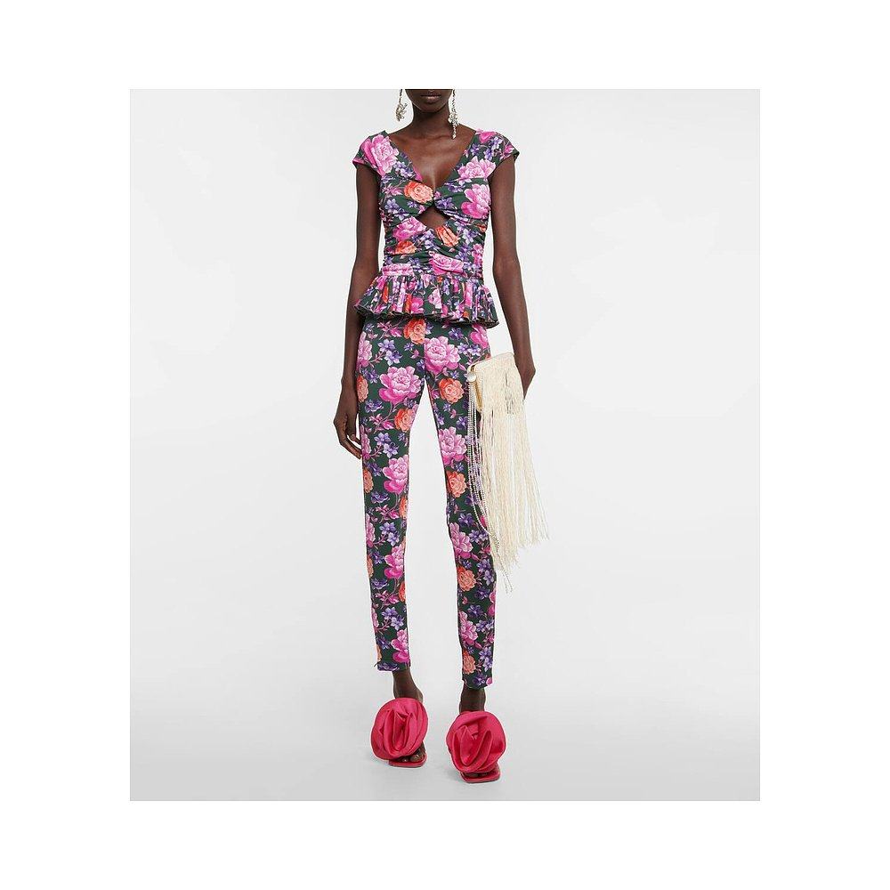 香港直邮magda butrym 女士 皮质绸缎凉鞋 001336,淘宝优惠券,粉丝福利购,淘宝优惠卷