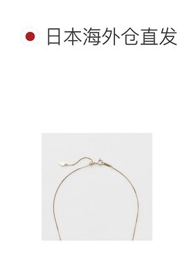 日本直邮日潮 agete 阿卡朵K18YG蓝宝石项链蓝色 均码精致链子