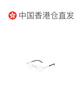 香港直邮MONTBLANC 男士太阳镜 MB0071O002D SS2022 白色 徽标平