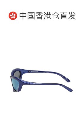 香港直邮Balenciaga 巴黎世家 男士 蓝色 Bat Rectangle 太阳镜 B