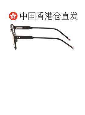 1h可退 香港直邮Thom Browne 汤姆 布朗 男士 黑色 Acetate Oval