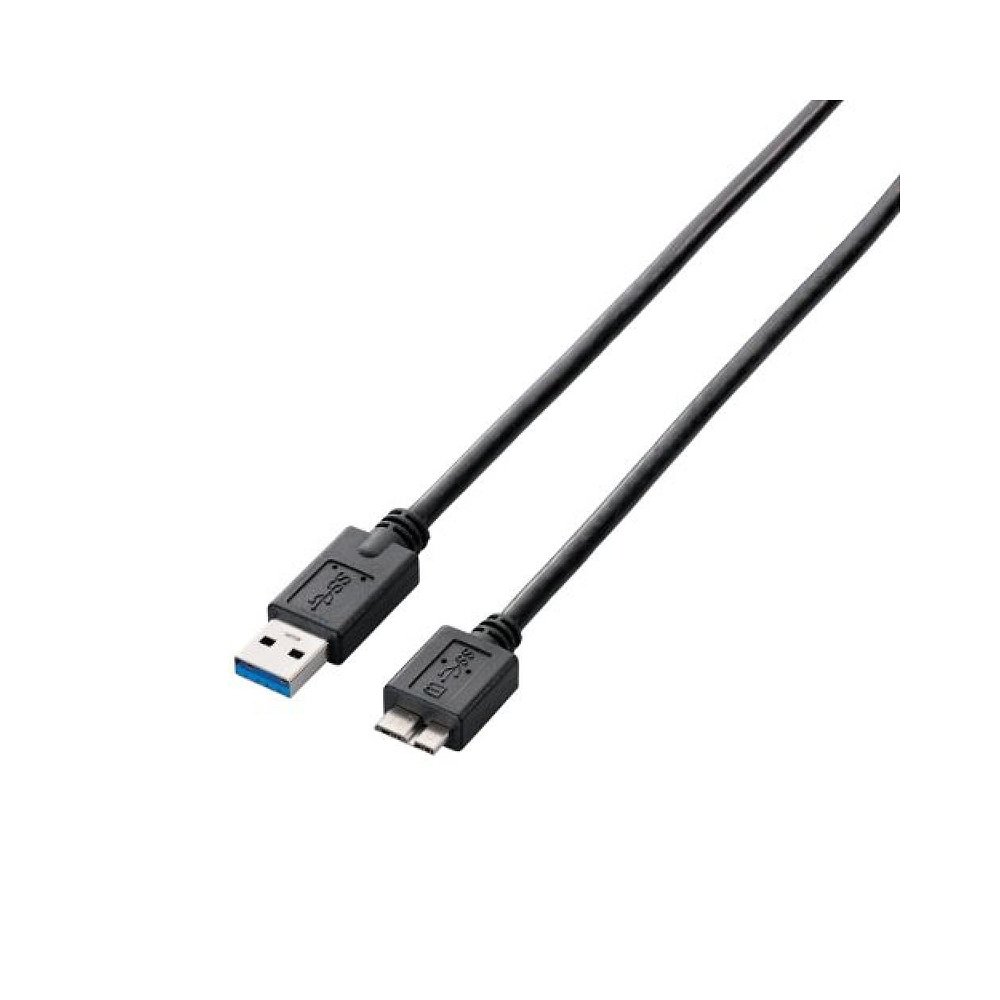 【日本直邮】宜丽客USBA to MicroB数据线1.5m黑色 USB3-AMB15BK - 图0