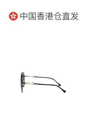 香港直邮GUCCI 女士眼镜 GG1698S001 SS2025 黑色 飞行员太阳镜