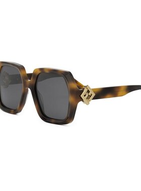 FENDI 女士眼镜 FE40139I53A AW2025 灰色太阳镜