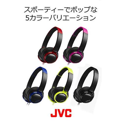 【日本直邮】 JVC HA-S200-B 封闭式耳机 折叠式 DJ青年款 黑与蓝 - 图2