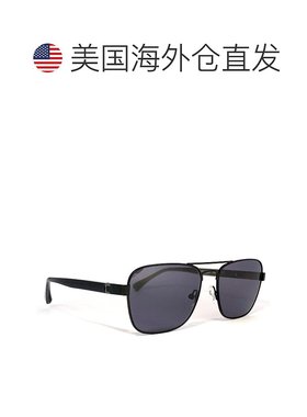 自营 Bruno Magli 黑色鞋底太阳镜 - 黑色 美国奥莱直发