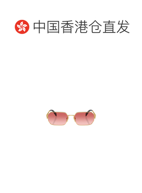 香港直邮PRADA 女士眼镜 PRA51S5AK40C AW2025 粉红色 徽标太阳镜