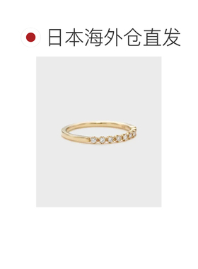 日本直邮NOJESS 女士K10钻石小指戒指 精致设计 半永恒款式 个性