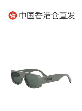 香港直邮FENDI 女士眼镜 FE40169I96N AW2025 灰色 矩形框太阳镜