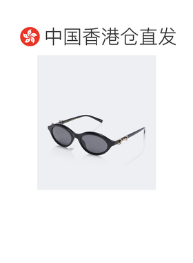 香港直邮Gucci 古驰 女士 马衔扣圆形太阳眼镜 black黑色 舒适时