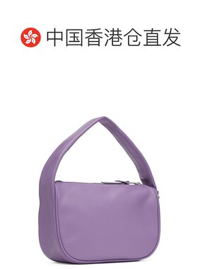 香港直邮潮奢 Marc Jacobs 女士紫色迷你 The Pushlock 单肩包