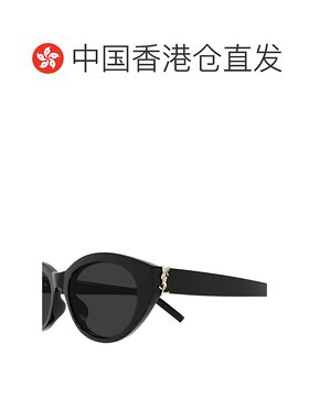 1h可退 香港直邮SAINT LAURENT 女士太阳镜 SLM148F001 SS2025 黑