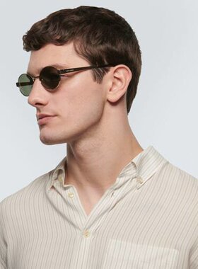 潮奢 Saint Laurent 圣罗兰 男士 圆形太阳眼镜 001124