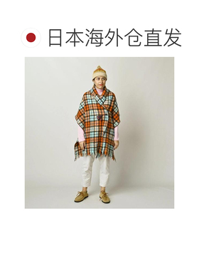 日本直邮45R 靛蓝缩绒羊毛羊绒围巾 【付后1h可退】