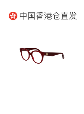 香港直邮LOEWE 女士眼镜 LW50114I066 CO 红色 全框平光镜