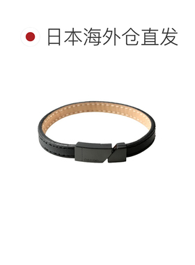 日本直邮Calvin Klein 男士手链ELECTRCIC 35100004黑色配饰