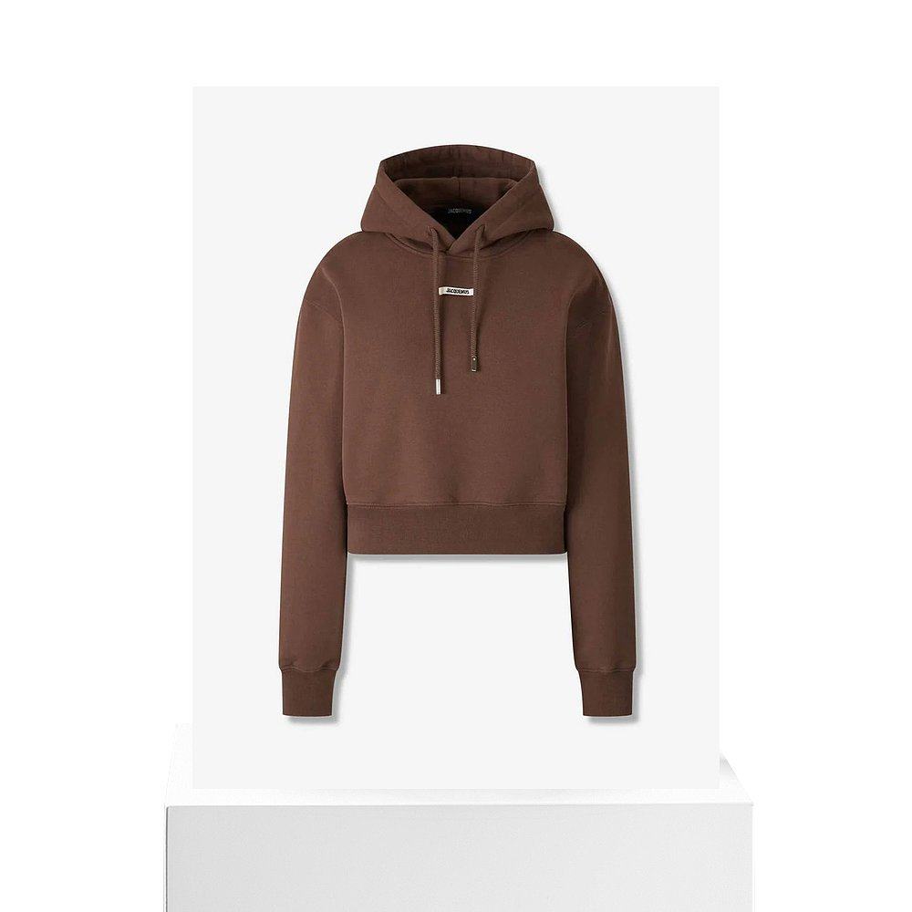 JACQUEMUS 女士针织毛衣 24EHOW00247AJ00109880DARKBROWN - 图3