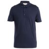 1 hour refundable European direct mail ICEBREAKER men's POLO shirt 2163380MIDNIGHTNAVY CO