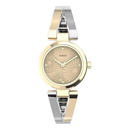 自营Timex Fashion Stretch Bangles Ladies Watch - two tone 美 - 图0