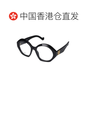 香港直邮LOEWE 女士眼镜 LW50057I001 AW2025 黑色 logo标识平光
