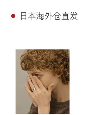 1h可退 日本直邮Discoat 女士不锈钢凹纹宽戒指 DCZ1042211A0009