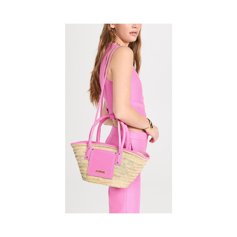 香港直邮潮奢 Jacquemus 女士 Le Petit Panier Soli Tote 托特包 - 图0