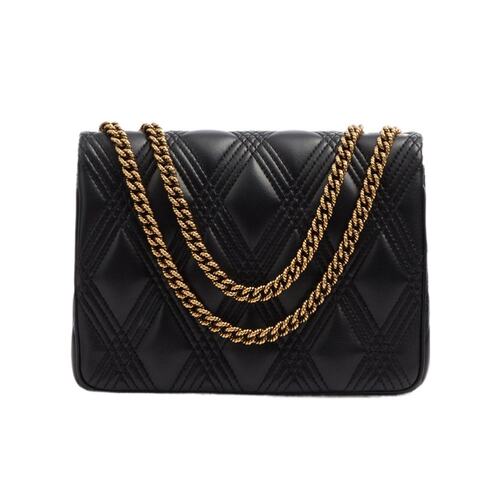 VALENTINO 女士斜挎包 WB0R07XCA0NO AW2024 黑色 中号徽标单肩包 - 图3