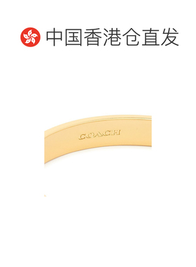 香港直邮COACH 女士手链手镯 335755GLD100 AW2025 金色 马车图案