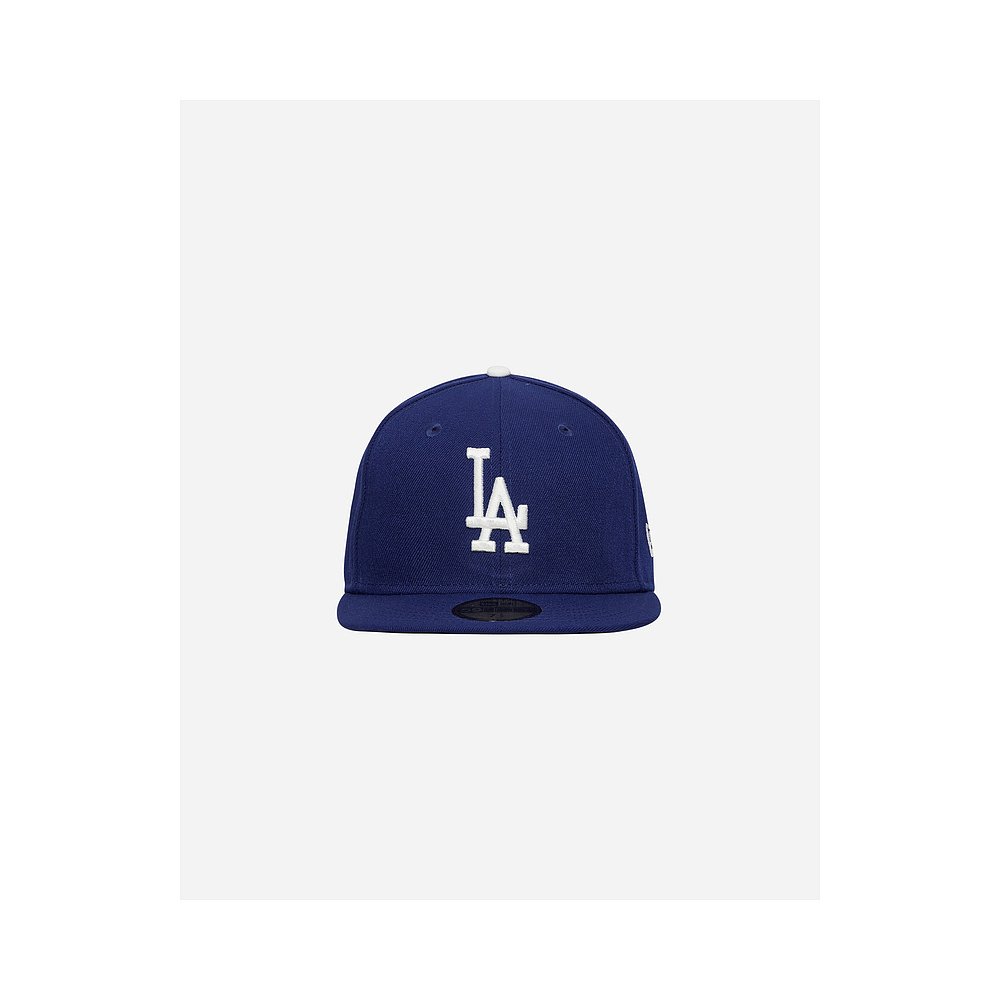 香港直邮潮奢 New Era 男士Los Angeles Dodgers 59FIFTY 蓝色帽 - 图0