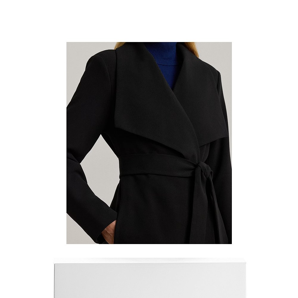 香港直邮Ralph Lauren 系带裹身大衣 297979537 - 图3