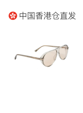 香港直邮TOM FORD 男士太阳镜 FT102393E CO 棕色 徽标太阳镜
