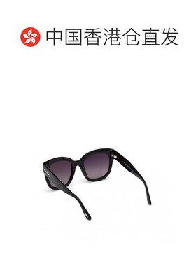香港直邮Tom Ford 黑色徽标细节太阳镜 FT061352