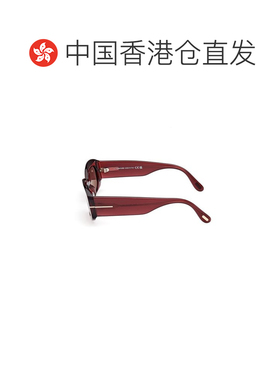香港直邮TOM FORD 男士太阳镜 FT118769E SS2026 酒红色