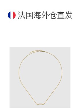 自营欧洲直邮Gucci古驰Link to Love系列女士18k 黄金GUCCI项链