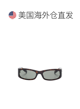 自营saint laurentSl M152薄矩形太阳镜-灰色 美国奥莱直发
