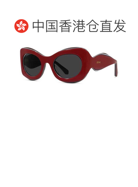 香港直邮LOEWE 女士眼镜 LW40197U66A AW2026 红色 全框太阳镜