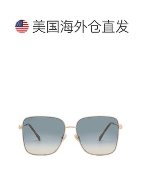 自营Jimmy Choo Blue Gradient Square Ladies Sunglasses HESTER