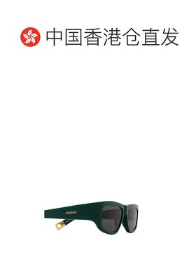 香港直邮JACQUEMUS 男士眼镜 JAC23 AW2024 黑色 几何太阳镜