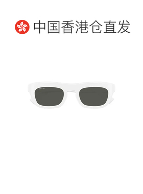 香港直邮GUCCI 男士眼镜 GG1777S004 AW2025 白色 几何框太阳镜
