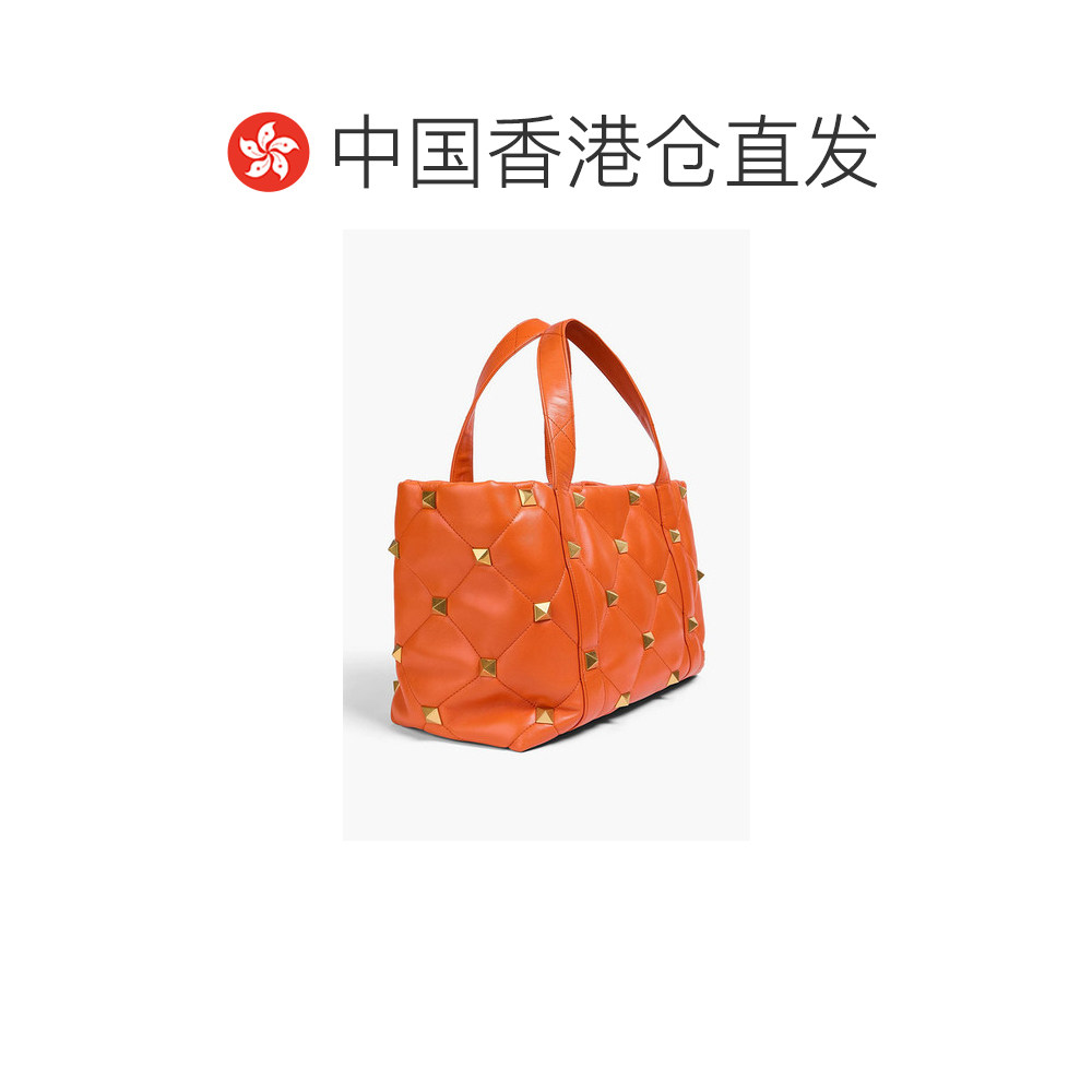 1h可退 香港直邮valentino 华伦天奴 女士 罗马铆钉绗缝皮革手提,淘宝优惠券,粉丝福利购,淘宝优惠卷