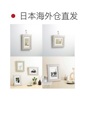日本直邮HAKUBA 木质相框 Etoffe L/KG/2L兼用 灰色 AMZFWETF