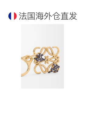 自营欧洲直邮Loewe罗意威 女士金色/蓝色黄铜青蛙【付后1h可退】