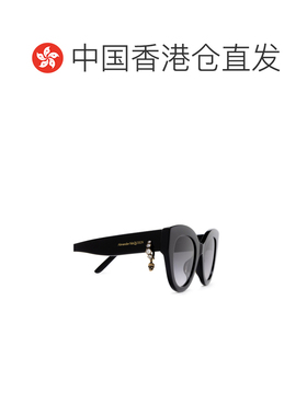 1h可退 香港直邮奢淘 Alexander McQueen 徽标太阳镜 女 AM0417S