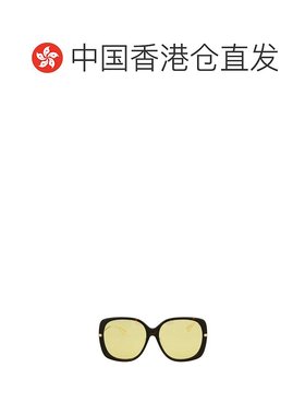 香港直邮GUCCI 女士眼镜 GG0511SA005 SS2021 黄色 方框太阳镜