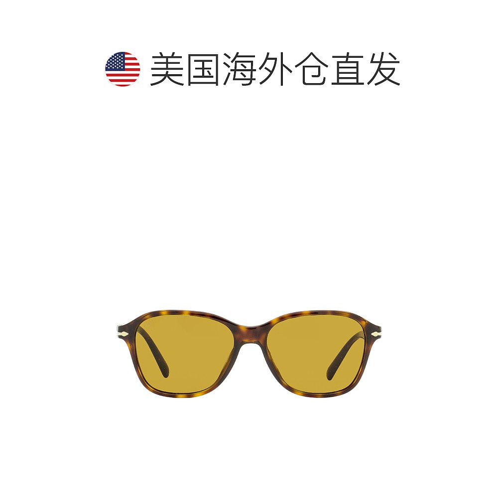 Persol 男女通用矩形太阳镜 PO3244S 24/33 Havana 53mm - 24/33 - 图1